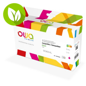 OWA K20778OW Cartucho de tinta remanufacturado, compatible con EPSON T9083 (C13T908340), Alta Capacidad, magenta OWA K20778OW Cartucho de tinta remanufacturado, compatible con EPSON T9083 (C13T908340), Alta Capacidad, magenta