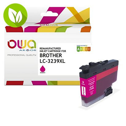 OWA K20839OW Cartucho de tinta remanufacturado, compatible con BROTHER LC-3239XLM (LC3239XLM), Alta Capacidad, magenta