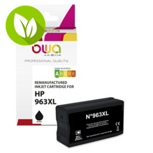 OWA K20884OW Cartucho de tinta remanufacturado, compatible con HP 963XL (3JA30AE), Alta Capacidad, negro OWA K20884OW Cartucho de tinta remanufacturado, compatible con HP 963XL (3JA30AE), Alta Capacidad, negro