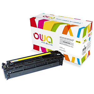 OWA Toner d'encre remanufacturé, compatible pour HP 131A CF212A - Jaune