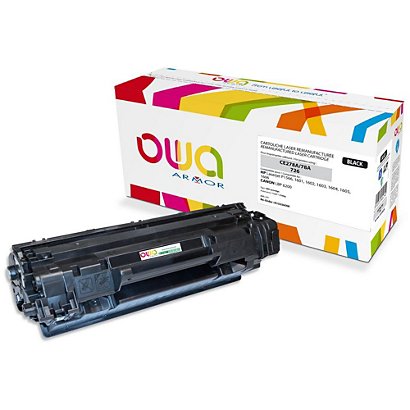 OWA Toner d'encre remanufacturé, compatible pour HP 78A CE278A - Noir