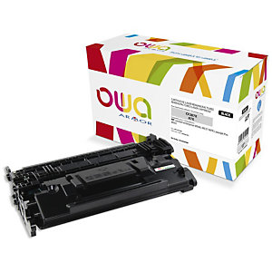 OWA Toner d'encre remanufacturé, compatible pour HP 87X CF287X - Noir