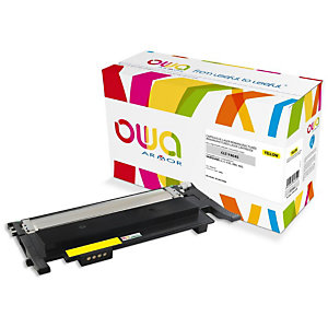 OWA Toner d'encre remanufacturé, compatible pour SAMSUNG CLT-Y404S - Jaune
