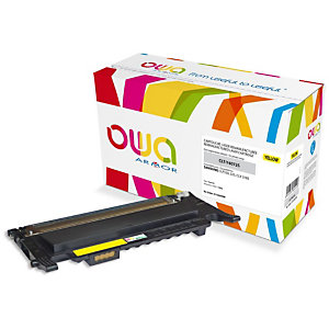 OWA Toner d'encre remanufacturé, compatible pour SAMSUNG CLT-Y4072S - Jaune