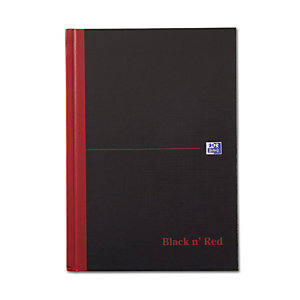 Oxford Black and Red Casebound Hardback Notebooks