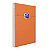 Oxford Bloc notes orange agrafé 21 x 32 cm - 80g - Petits carreaux 5x5 - 80 feuilles - 1