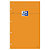 OXFORD Bloc-notes petits carreaux A4+ 160 pages couverture carte orange - 1
