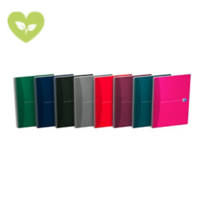 Oxford Blocco a doppia spirale A4 Office Essentials, 180 pagine a quadretti, Copertina morbida, Colori assortiti, Compatibile con SCRIBZEE® Oxford Blocco a doppia spirale A4 Office Essentials, 180 pagine a quadretti, Copertina morbida, Colori assortiti, Compatibile con SCRIBZEE®