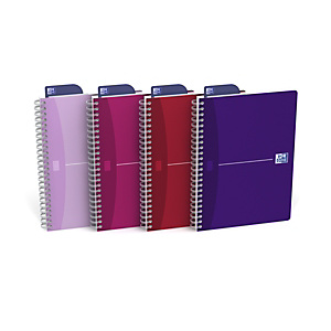 Oxford Blocco note a doppia spirale Office My Style, Cartoncino morbido, A5, 90 fogli a righe, 90 g/m², Colori assortiti, Compatibile con SCRIBZEE® Oxford Blocco note a doppia spirale Office My Style, Cartoncino morbido, A5, 90 fogli a righe, 90 g/m², Colori assortiti, Compatibile con SCRIBZEE®