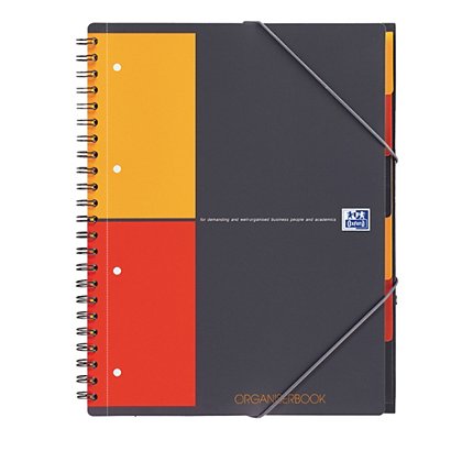 OXFORD Blocco spiralato Organiser Book - 5mm con margine - 240 x 297mm - 80gr - 80 fogli - 1