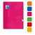 OXFORD Cahier Color Life piqûre 140 pages petits carreaux 5x5 24x32cm. Couverture carte - 1