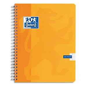 OXFORD Cahier Color Life spiralé 100 pages petits carreaux 5x5 grand format 21x29,7cm. Couverture carte OXFORD Cahier Color Life spiralé 100 pages petits carreaux 5x5 grand format 21x29,7cm. Couverture carte