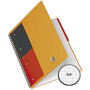 Oxford Cahier International Activebook A4+ couverture polypropylène - double spirale - 160 pages - carreaux 5x5 - compatible SCRIBZEE® Oxford Cahier International Activebook A4+ couverture polypropylène - double spirale - 160 pages - carreaux 5x5 - compatible SCRIBZEE®