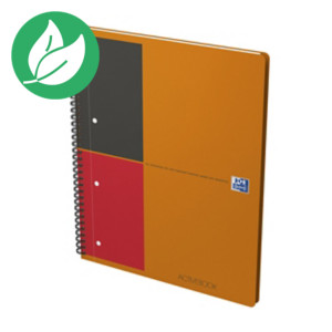 Oxford Cahier International Notebook A4+ couverture polypropylène - double spirale - 160 pages - ligné - compatible SCRIBZEE® Oxford Cahier International Notebook A4+ couverture polypropylène - double spirale - 160 pages - ligné - compatible SCRIBZEE®