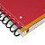 Oxford Cahier à spirale International Filingbook 21,6 x 35,6 cm - 90g - Perforé 4 trous - Ligné 6 mm - 200 pages - 9