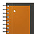 Oxford Cahier à spirale International Managerbook 24,5 x 29,8 cm - 80g - Perforé 4 trous - Réglure Projet - 160 pages - 10