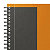 Oxford Cahier à spirale Notebook 17,6 x 25 cm - 80g - Ligné 6 mm - 160 pages - 8