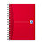 Oxford Cahier à spirale Office Essentials A5 14,8 x 21 cm - 90g - Petits carreaux 5x5 - 180 pages - 6