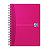 Oxford Cahier à spirale Office Essentials A5 14,8 x 21 cm - 90g - Petits carreaux 5x5 - 180 pages - 8