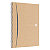 Oxford Cahier à spirale Touareg A4 21 x 29,7 cm - 90g - Papier recyclé - Petits carreaux 5x5 - 180 pages - 3