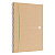 Oxford Cahier à spirale Touareg A4 21 x 29,7 cm - 90g - Papier recyclé - Petits carreaux 5x5 - 180 pages - 5