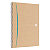 Oxford Cahier à spirale Touareg A4 21 x 29,7 cm - 90g - Papier recyclé - Petits carreaux 5x5 - 180 pages - 6
