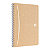 Oxford Cahier à spirale Touareg A5 14,8 x 21 cm - 90g - Papier recyclé - Petits carreaux 5x5 - 100 pages - 2