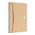 Oxford Cahier à spirale Touareg A5 14,8 x 21 cm - 90g - Papier recyclé - Petits carreaux 5x5 - 100 pages - 3