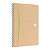 Oxford Cahier à spirale Touareg A5 14,8 x 21 cm - 90g - Papier recyclé - Petits carreaux 5x5 - 100 pages - 5