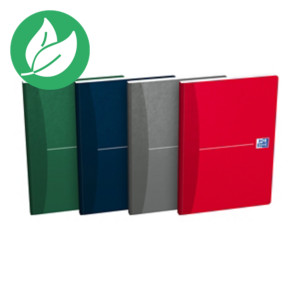 Oxford Carnet broché A5 Office Essentials couverture souple - 192 pages petits carreaux 5x5 - couleurs assorties Oxford Carnet broché A5 Office Essentials couverture souple - 192 pages petits carreaux 5x5 - couleurs assorties