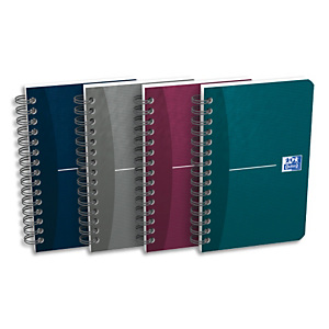 OXFORD Carnet spiralé ESSENTIAL 9x14, 180 pages 5x5. Couverture carte souple assortie OXFORD Carnet spiralé ESSENTIAL 9x14, 180 pages 5x5. Couverture carte souple assortie