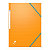Oxford Chemise 3 rabats Bicolor Recyc+ A4 élastique couverture carte couleurs assorties - Lot de 10 - 3