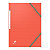 Oxford Chemise 3 rabats Bicolor Recyc+ A4 élastique couverture carte couleurs assorties - Lot de 10 - 5