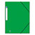 OXFORD Chemise 3 rabats et élastique EUROFOLIO PRESTIGE carte grainée 7/10e,600g.Pour format A4. Vert - 1
