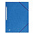 Oxford Chemise 3 rabats Top File + A4 élastique couverture carte bleu - 1