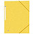 Oxford Chemise 3 rabats Top File + A4 élastique couverture carte - Couleurs assorties - 7