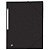 Oxford Chemise 3 rabats Top File + A4 élastique couverture carte noir - 1