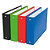 OXFORD Classeur à fiches format A5 à l'italienne, 2 anneaux dos 2,5 cm en balacron. Coloris assortis - 1