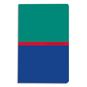 OXFORD CONQUERANT C7 Carnet reliure piqûre 11x17 cm 96 pages petits carreaux 5x5 papier 70g