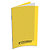 OXFORD CONQUERANT C9 Carnet 90g, 11x17, 96 pages petits carreaux 5x5, agrafé, couverture polypro Jaune - 1