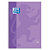 Oxford Cuaderno, A4, cuadriculado, 80 hojas, cubierta extradura cartón plastificado, lila - 1