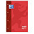 Oxford Cuaderno, A4, cuadriculado, 80 hojas, cubierta extradura cartón plastificado, rojo - 1