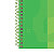 Oxford Cuaderno, A4, cuadriculado, 80 hojas, cubierta extradura cartón plastificado, verde - 3