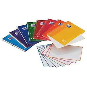 Oxford Cuaderno, A5, cuadriculado, 120 hojas, cubierta extradura cartón plastificado, colores surtidos Oxford Cuaderno, A5, cuadriculado, 120 hojas, cubierta extradura cartón plastificado, colores surtidos