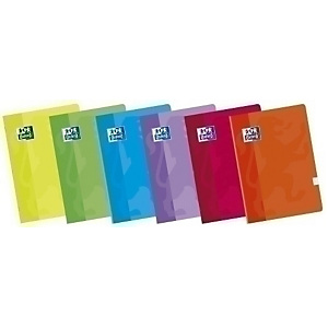 OXFORD Cuaderno grapado A5, 48 hojas, cuadriculado 8 x 8 mm