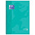 Oxford European Book 1 Cuaderno, A4+, cuadriculado, 80 hojas, cubierta extradura cartón, verde menta - 1