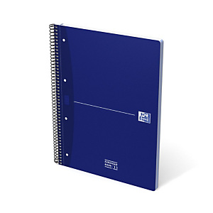 Oxford European Books Cuaderno, A4, cuadriculado, 80 hojas, cubierta dura cartón, azul intenso Oxford European Books Cuaderno, A4, cuadriculado, 80 hojas, cubierta dura cartón, azul intenso