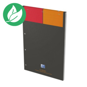 Oxford International, carnet A4+ agrafé, couverture souple, 160 pages 80 g/m², petits carreaux 5x5 mm, compatible SCRIBZEE® Oxford International, carnet A4+ agrafé, couverture souple, 160 pages 80 g/m², petits carreaux 5x5 mm, compatible SCRIBZEE®
