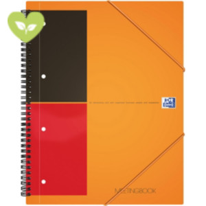 OXFORD International Meetingbook Blocco a spirale doppia A4, 80 fogli a quadretti 5 mm, Compatibile con SCRIBZEE®, Copertina in polipropilene OXFORD International Meetingbook Blocco a spirale doppia A4, 80 fogli a quadretti 5 mm, Compatibile con SCRIBZEE®, Copertina in polipropilene