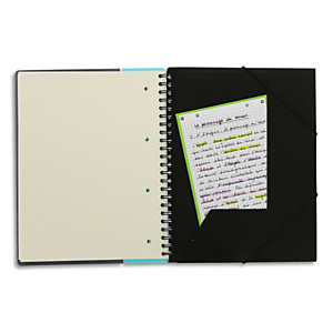 OXFORD Nomadbook 160 pages (couverture PP), 5x5 (technologie réglure SCRIBZEE). Format A4+ OXFORD Nomadbook 160 pages (couverture PP), 5x5 (technologie réglure SCRIBZEE). Format A4+